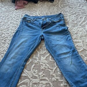 Old Navy Women's Straight Leg Blue Jeans
